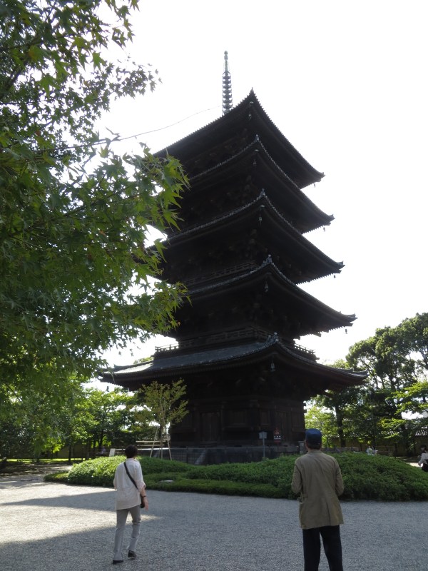 A 5 element pagoda at the Toji Temple, Kyoto, Japan