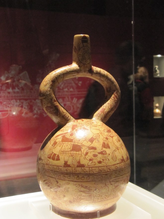 Moche fine-line pottery, Larco Museum, Lima