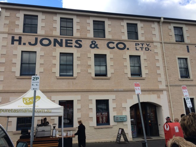 Local sandstone was used in many Georgian buildings in Hobart, Tasmania including a series of warehouses that have now been converted into a hotel and arts precinct. 