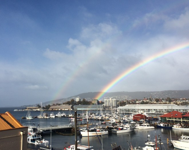 Hobart, the place where I live, is very elemental.