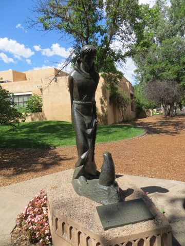 St Francis of Assissi called all creatures his “brothers” and “sisters,” and preached to the birds. (Photo: Santa fe, New Mexico, August 2013).