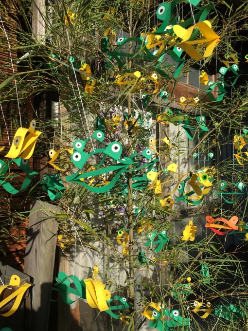 Here are some of the frogs! These ones were quite expressive, like the frog in the ceremony.