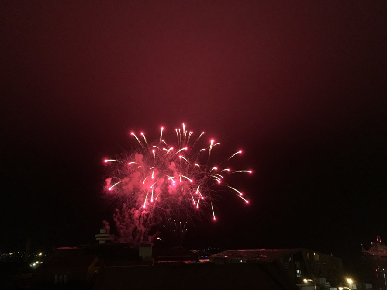 The countdown to 2017 led to a fantastic display of light, colour, sound and smell. The fireworks