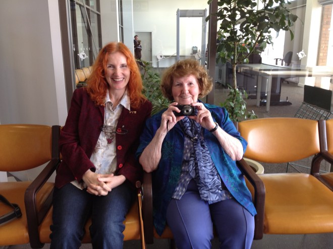 My sister Ruth and my mum Edna. Ruth gets the award for the best commenter in the first three years of my blog. I am sure if mum knew what a blog was that she would comment as well. :-)